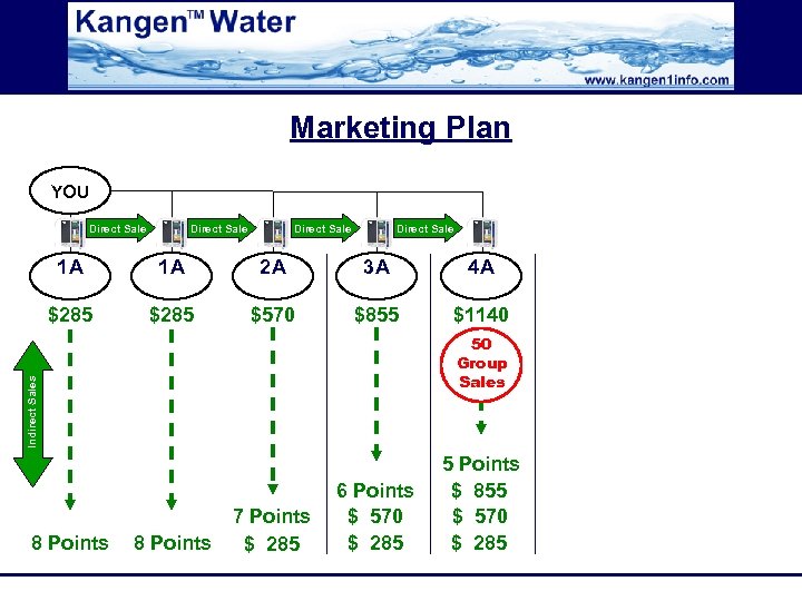 Marketing Plan YOU Direct Sale Direct Sale 1 A 1 A 2 A 3