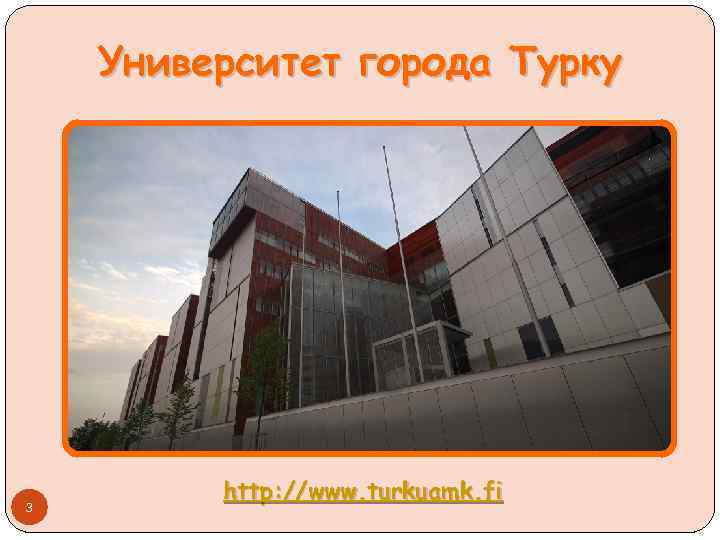 Университет города Турку 3 http: //www. turkuamk. fi 
