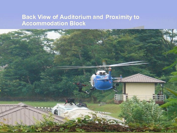 Back View of Auditorium and Proximity to Accommodation Block 