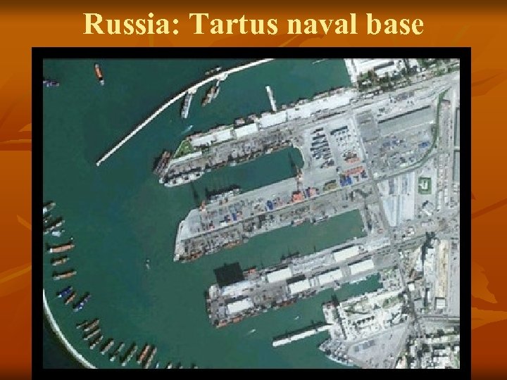 Russia: Tartus naval base 