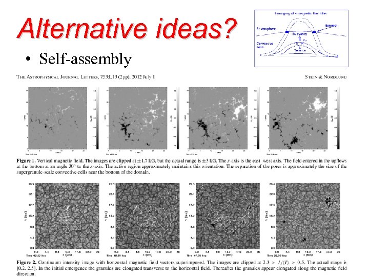 Alternative ideas? • Self-assembly 