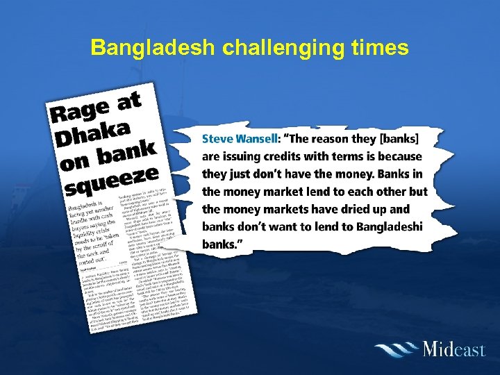 Bangladesh challenging times 