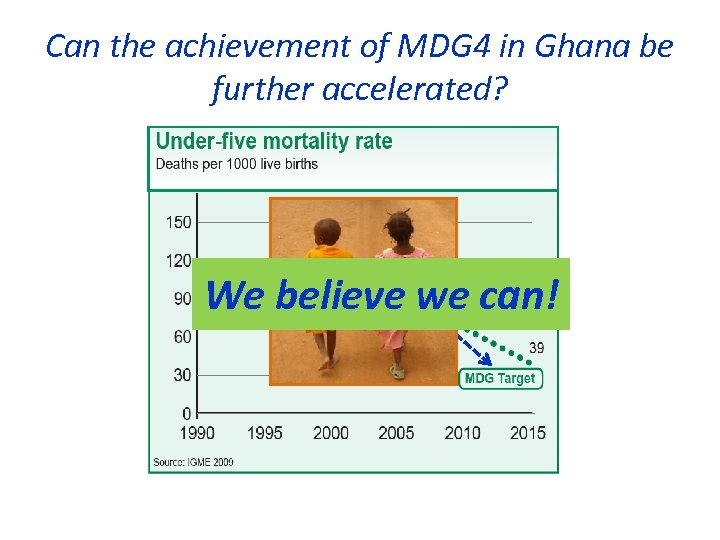 Can the achievement of MDG 4 in Ghana be further accelerated? We believe we