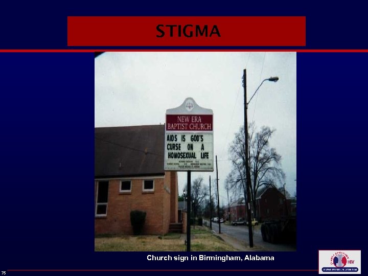 STIGMA Church sign in Birmingham, Alabama 75 