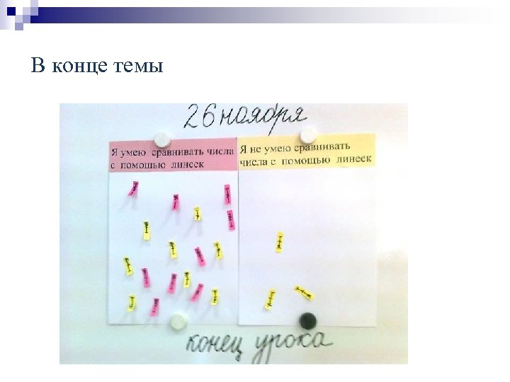 В конце темы 