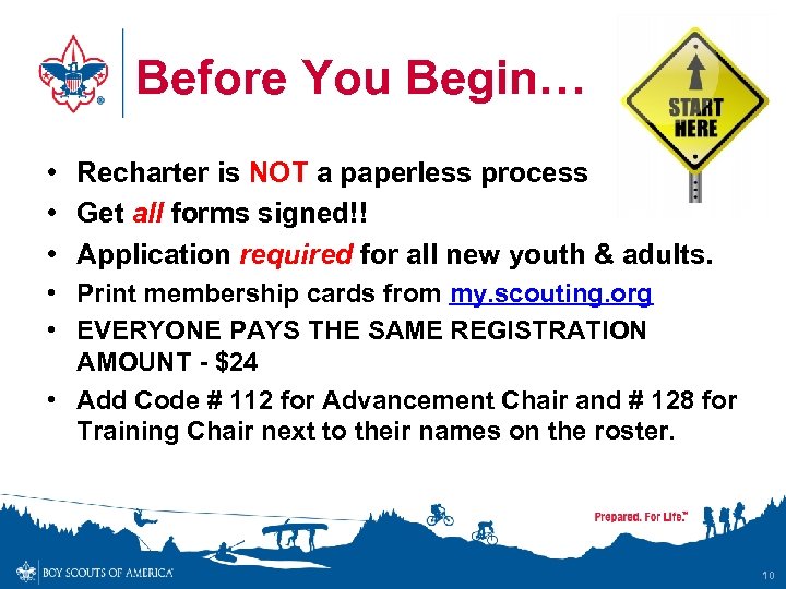 Before You Begin… • Recharter is NOT a paperless process • Get all forms