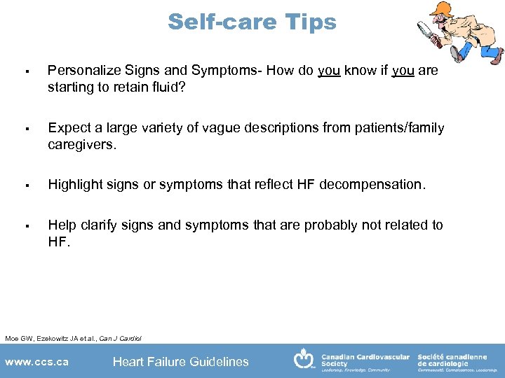 Self-care Tips § Personalize Signs and Symptoms- How do you know if you are