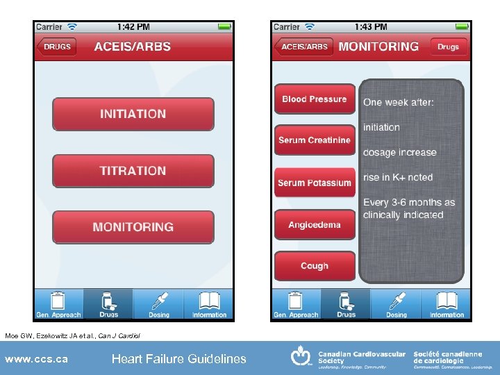 Moe GW, Ezekowitz JA et al. , Can J Cardiol www. ccs. ca Heart