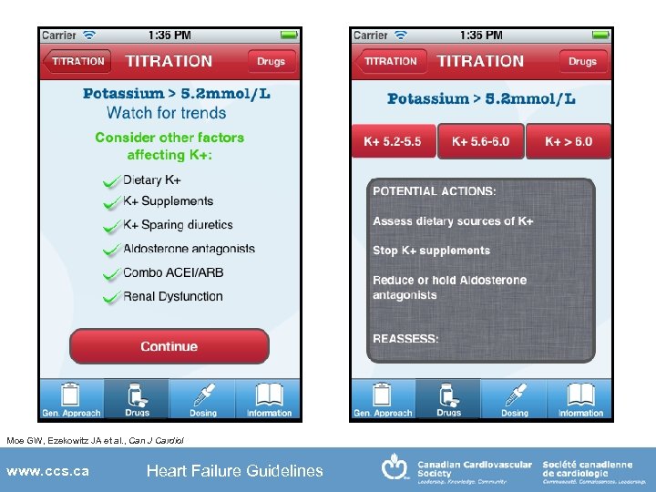 Moe GW, Ezekowitz JA et al. , Can J Cardiol www. ccs. ca Heart