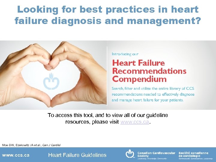 Looking for best practices in heart failure diagnosis and management? To access this tool,