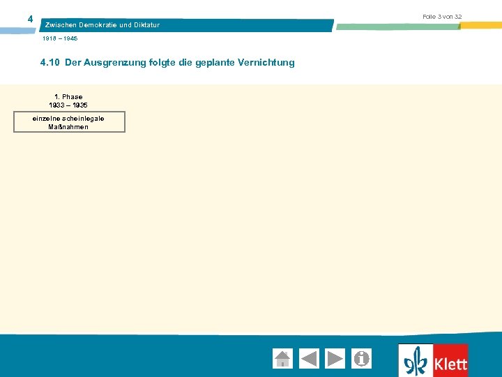 4 Folie 3 von 32 Zwischen Demokratie und Diktatur 1918 – 1945 4. 10