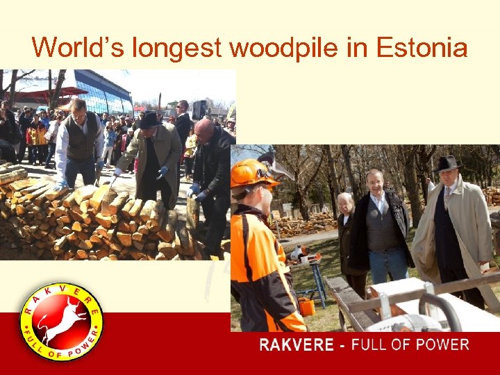 World’s longest woodpile in Estonia 