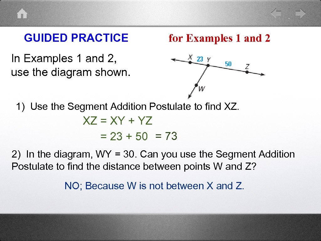 GUIDED PRACTICE for Examples 1 and 2 In Examples 1 and 2, use the