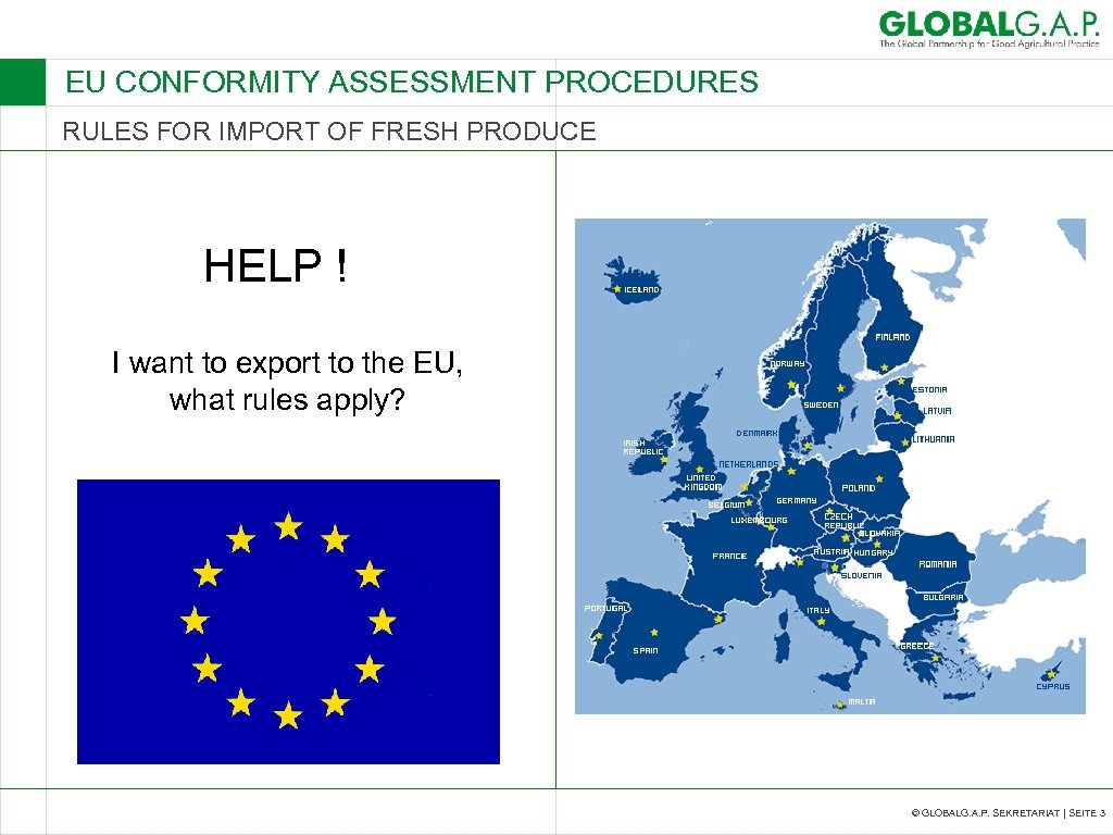 EU CONFORMITY ASSESSMENT PROCEDURES RULES FOR IMPORT OF FRESH PRODUCE HELP ! I want