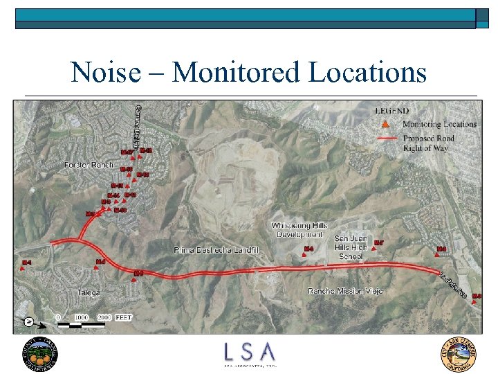 Noise – Monitored Locations 34 