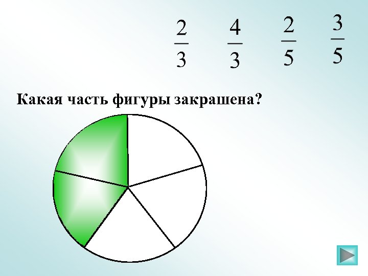 Какая часть фигуры закрашена? 