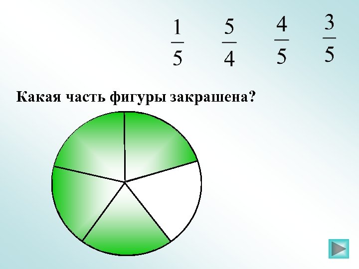 Какая часть фигуры закрашена? 