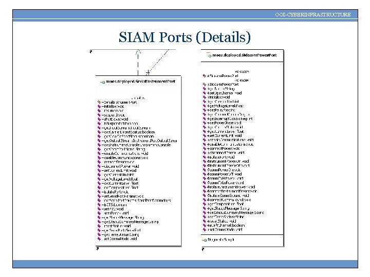 OOI-CYBERINFRASTRUCTURE SIAM Ports (Details) 
