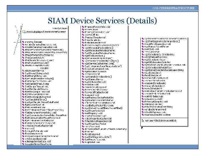 OOI-CYBERINFRASTRUCTURE SIAM Device Services (Details) 