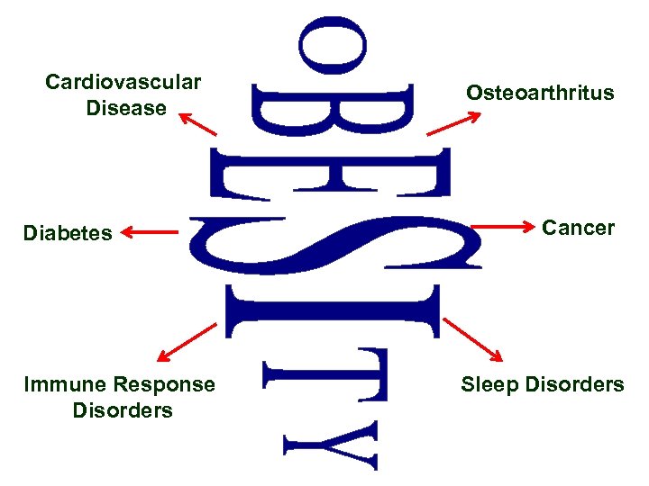 Cardiovascular Disease Diabetes Immune Response Disorders Osteoarthritus Cancer Sleep Disorders 