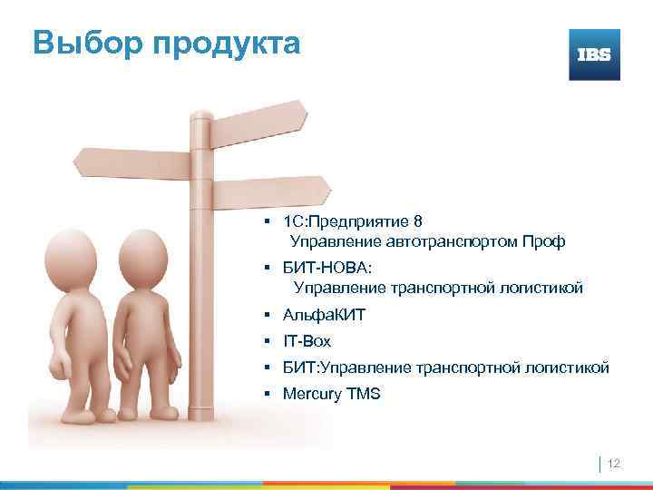 Выбор продукта § 1 С: Предприятие 8 Управление автотранспортом Проф § БИТ-НОВА: Управление транспортной