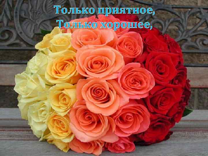 Только приятное, Только хорошее, 