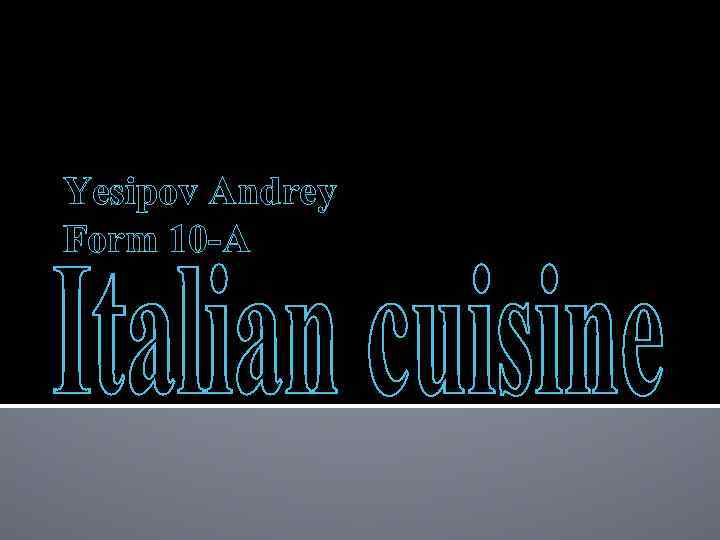 Yesipov Andrey Form 10 -A 