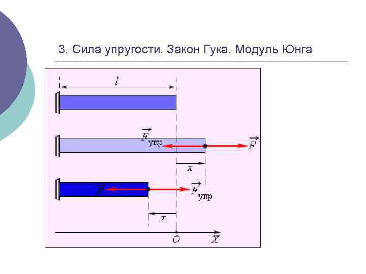 3. Сила упругости. Закон Гука. Модуль Юнга 