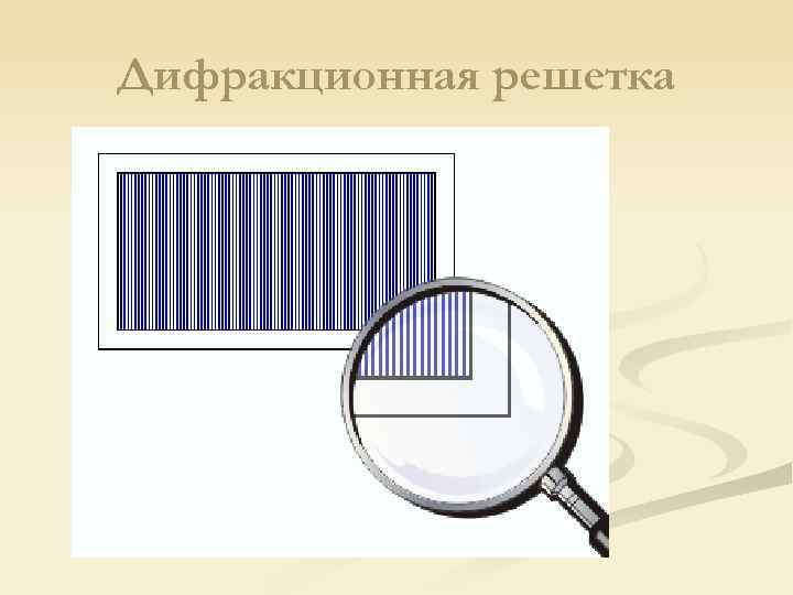 Дифракционная решетка 