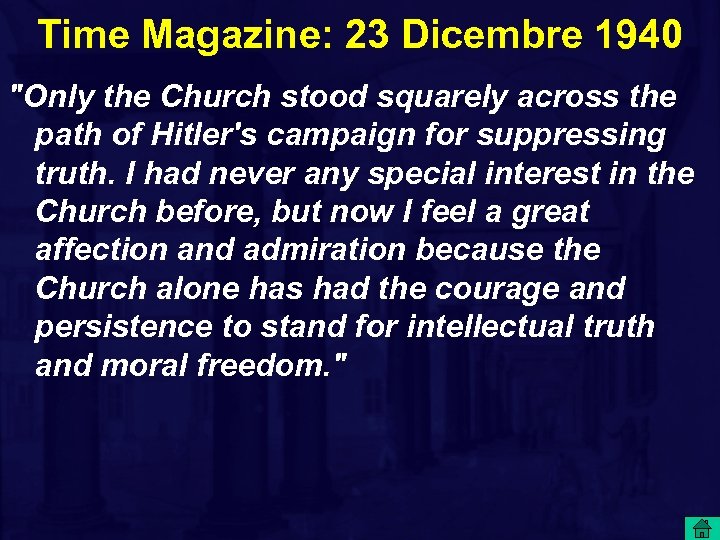 Time Magazine: 23 Dicembre 1940 