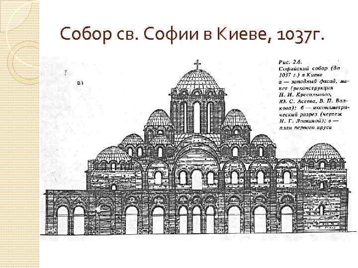 Собор св. Софии в Киеве, 1037 г. 