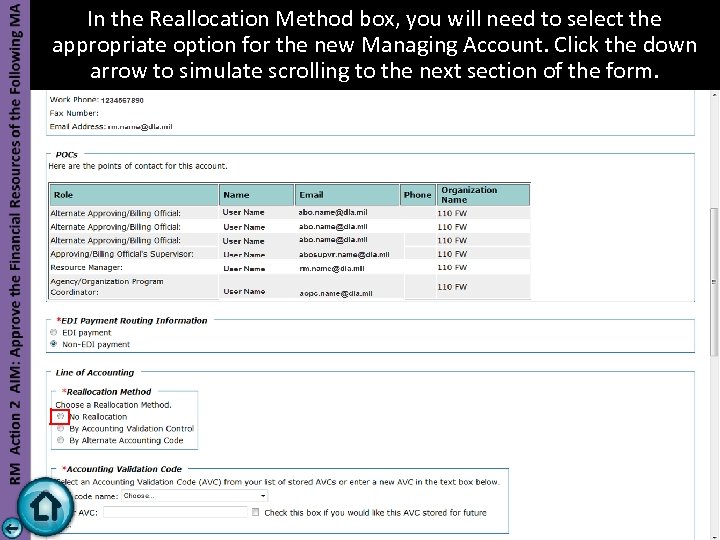 RM Action 2 AIM: Approve the Financial Resources of the Following MA In the