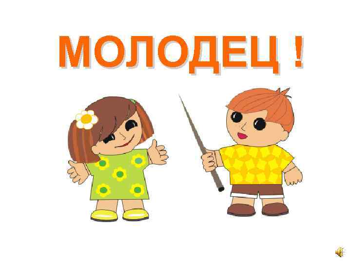 МОЛОДЕЦ ! 