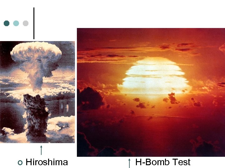 ¢ Hiroshima H-Bomb Test 