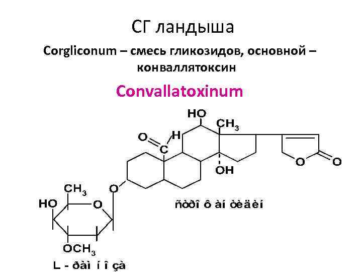 Сердечные гликозиды список