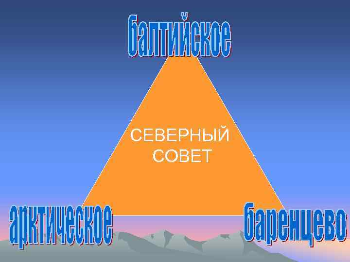 СЕВЕРНЫЙ СОВЕТ 