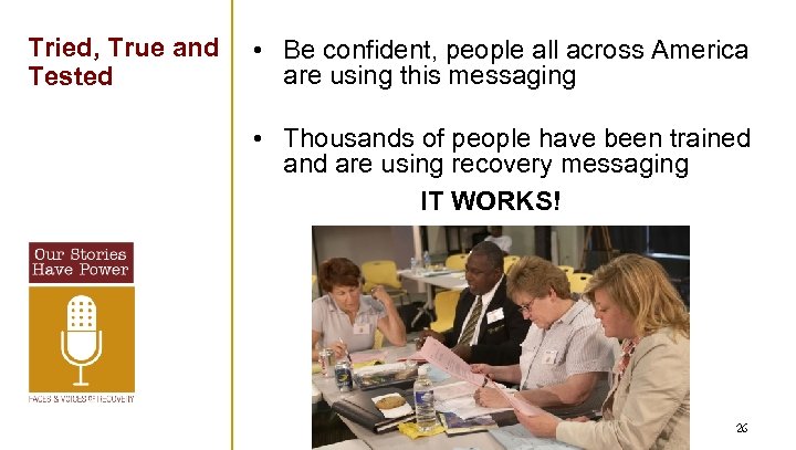 Tried, True and Tested • Be confident, people all across America are using this