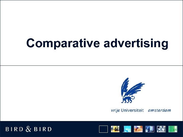 Comparative advertising 