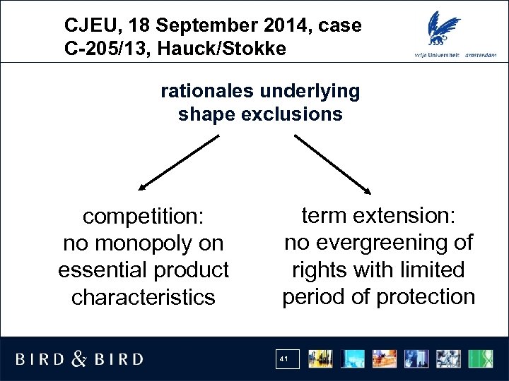 CJEU, 18 September 2014, case C-205/13, Hauck/Stokke rationales underlying shape exclusions competition: no monopoly