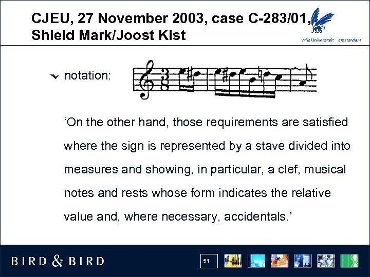 CJEU, 27 November 2003, case C-283/01, Shield Mark/Joost Kist notation: ‘On the other hand,