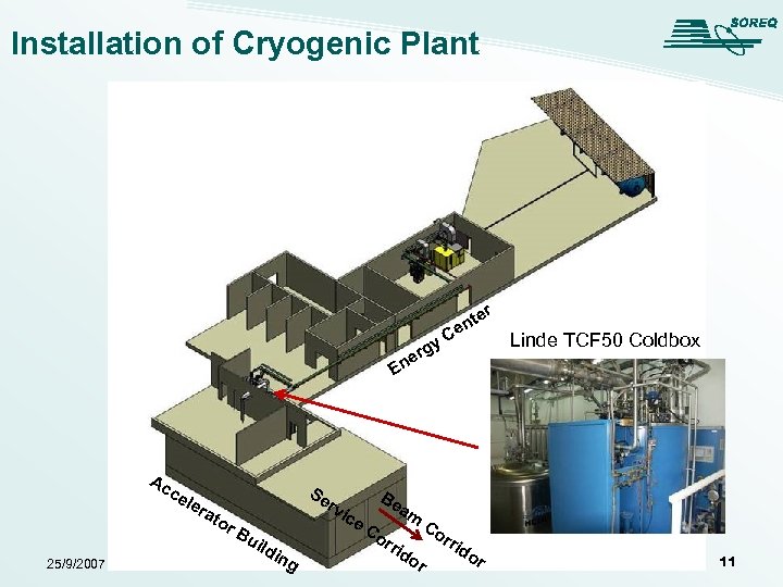 Installation of Cryogenic Plant r En Ac ce 25/9/2007 ler ato Se r. B