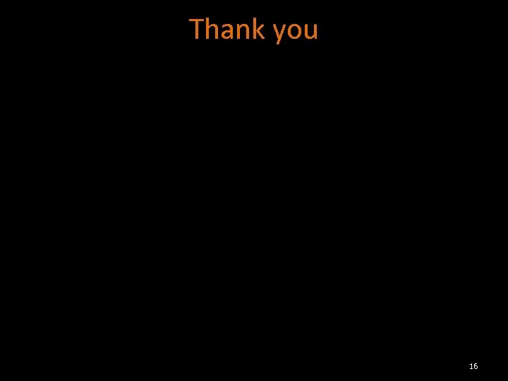 Thank you 16 