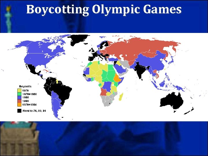 Boycotting Olympic Games 