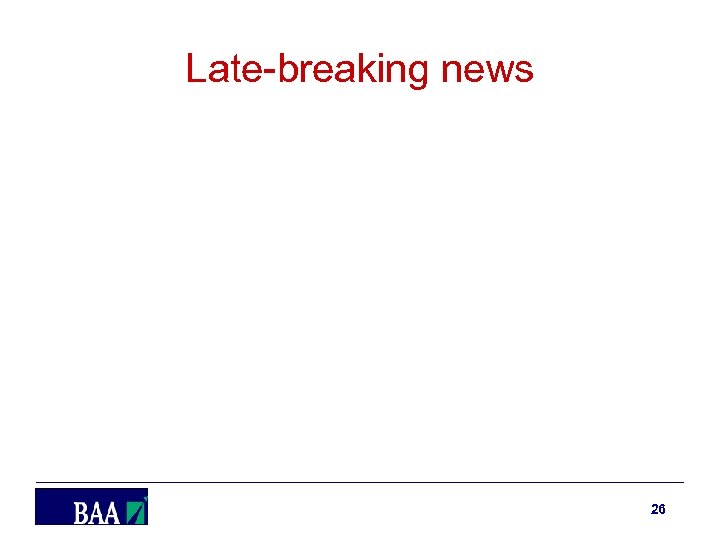 Late-breaking news 26 