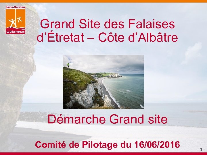 Grand Site des Falaises d’Étretat – Côte d’Albâtre Démarche Grand site Comité de Pilotage