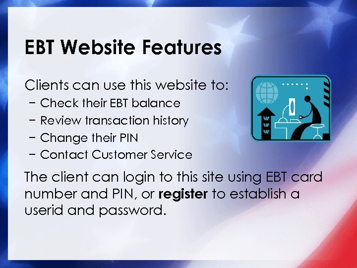 Kentucky Electronic Benefits Transfer Ebt Accessing Snap And