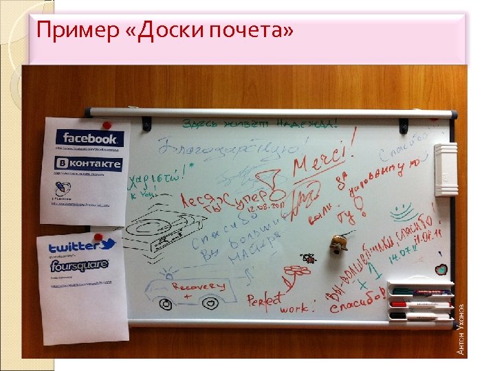 Пример «Доски почета» 