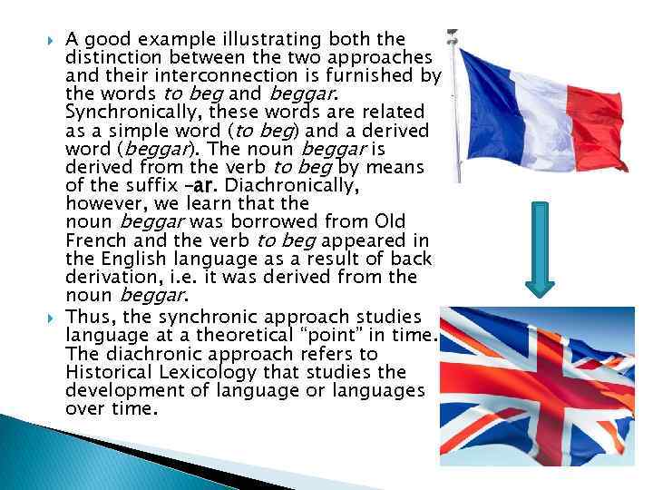  A good example illustrating both the distinction between the two approaches and their