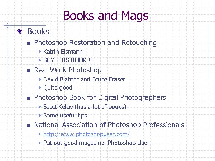 Books and Mags Books n Photoshop Restoration and Retouching w Katrin Eismann w BUY