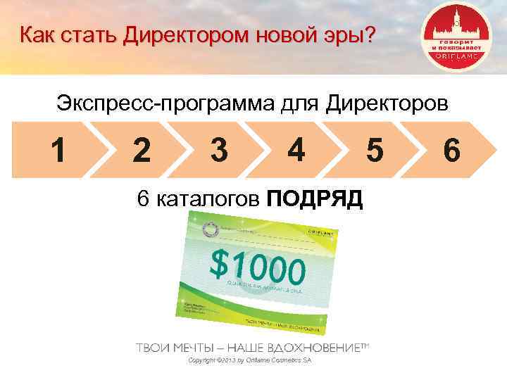 Как стать Директором новой эры? Экспресс-программа для Директоров 1 2 3 4 6 каталогов